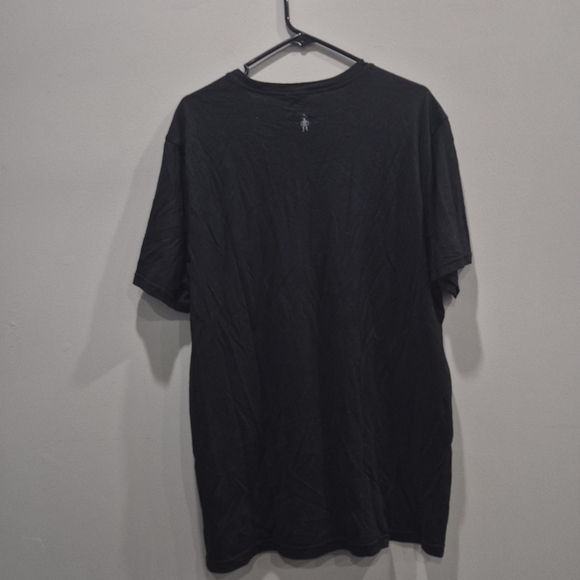 Smartwool Men's Short Sleeve Merino Wool Shirt Black - Picture 4 of 6